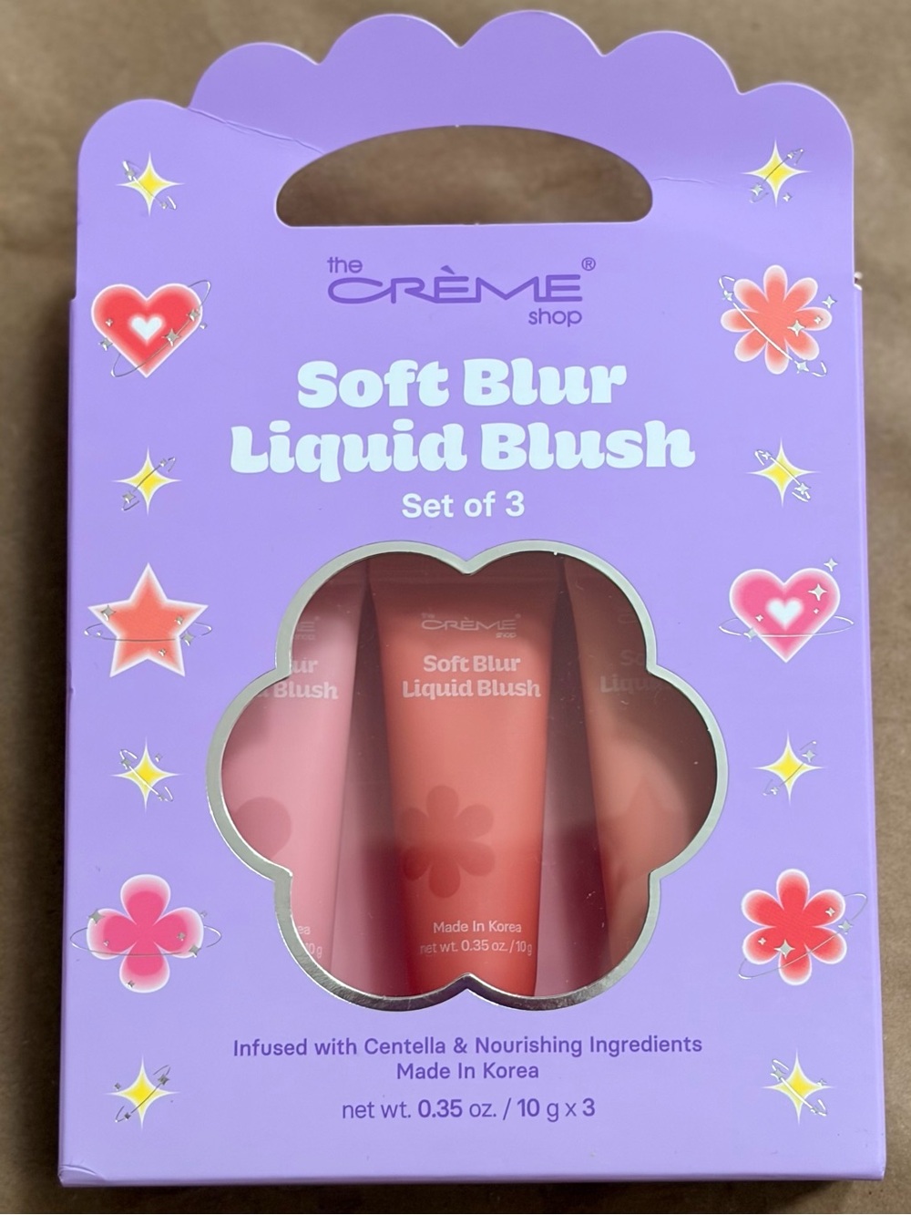 The Crème Shop Soft Blur Liquid Blush - Pink Set of 3